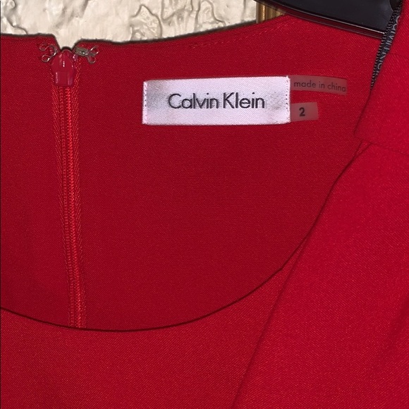 Calvin Klein Red Dress - Picture 3 of 3